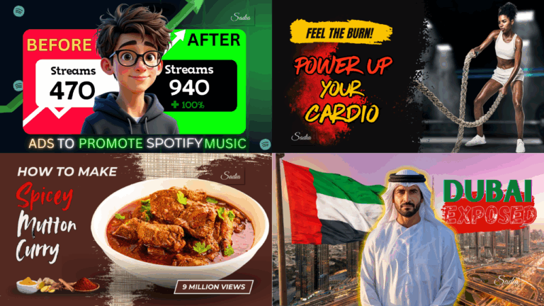YouTube Thumbnail design, digital marketing, real estate, cooking, Fitness