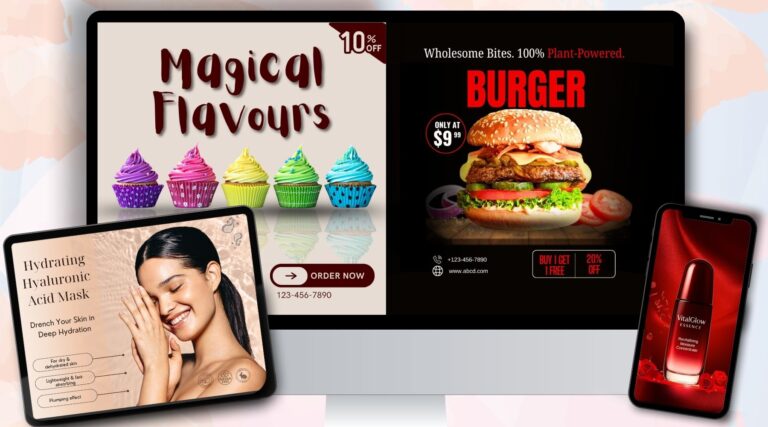 Featured image of Social Media Post designs, Foods, Skincare, Beauty products